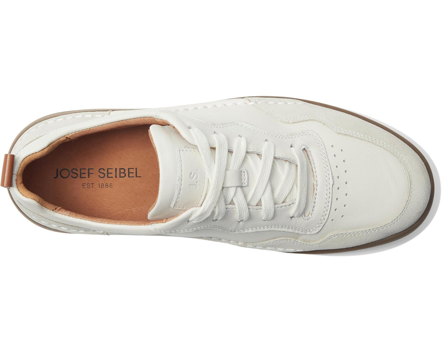 Men's Josef Seibel Cleve 01 White Malé/Suede