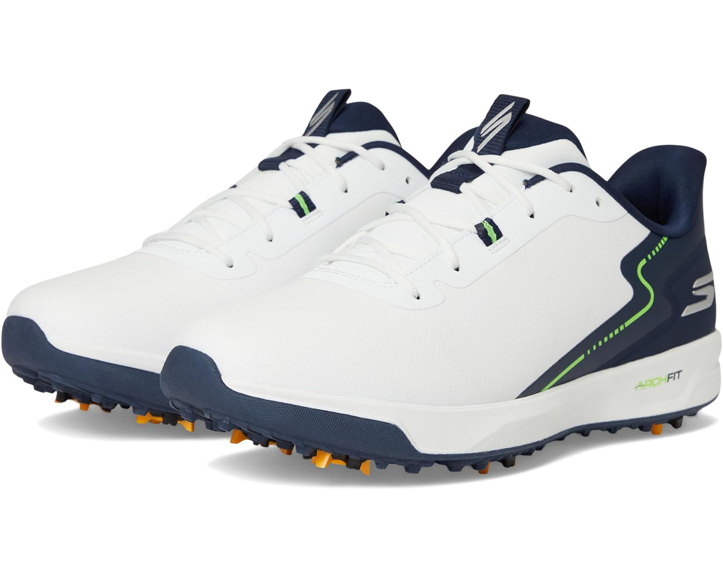 Men's Skechers GO GOLF Elite Vortex Rival ArchFit Golf Shoe White/Navy