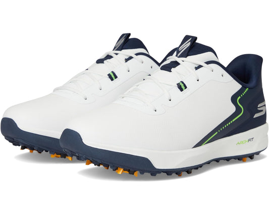 Men's Skechers GO GOLF Elite Vortex Rival ArchFit Golf Shoe White/Navy