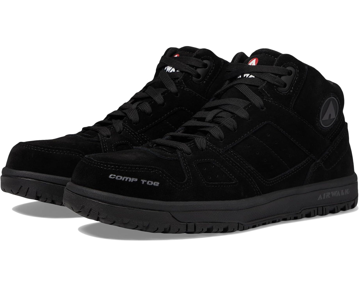 Men's Airwalk Work Mongo Mid Comp Toe EH SR Black