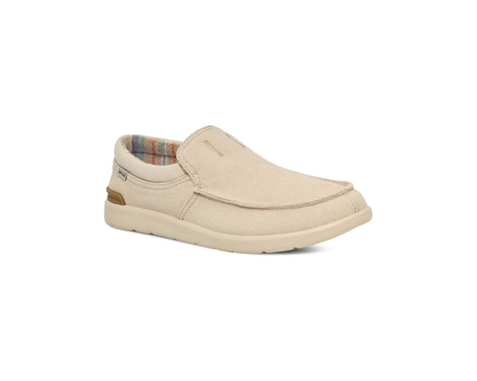 Men's Sanuk Sidewalk Surfer Lite 2 SL Oatmilk