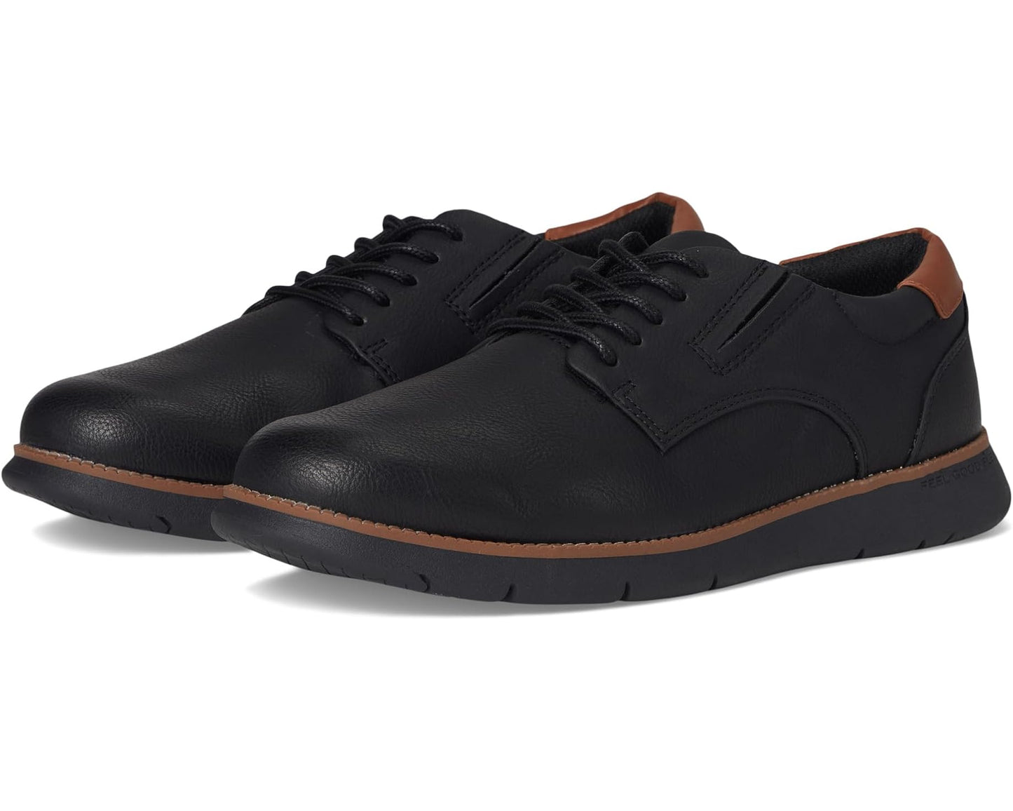 Men's Dr. Scholl's Synergy Oxfd Black Faux Leather