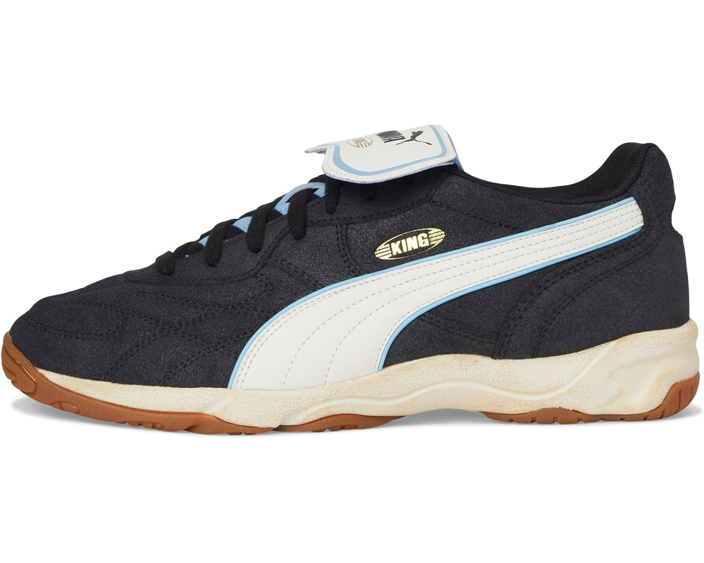Men's PUMA King Indoor Shoes Black/Warm White