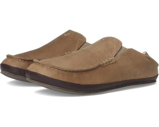 Men's OluKai Moloa Slipper Clay/Dark Java
