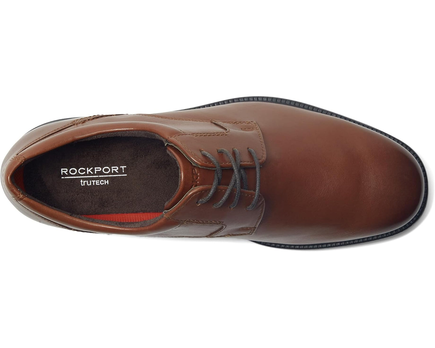 Men's Rockport Charles Road Plain Toe Oxford British Tan
