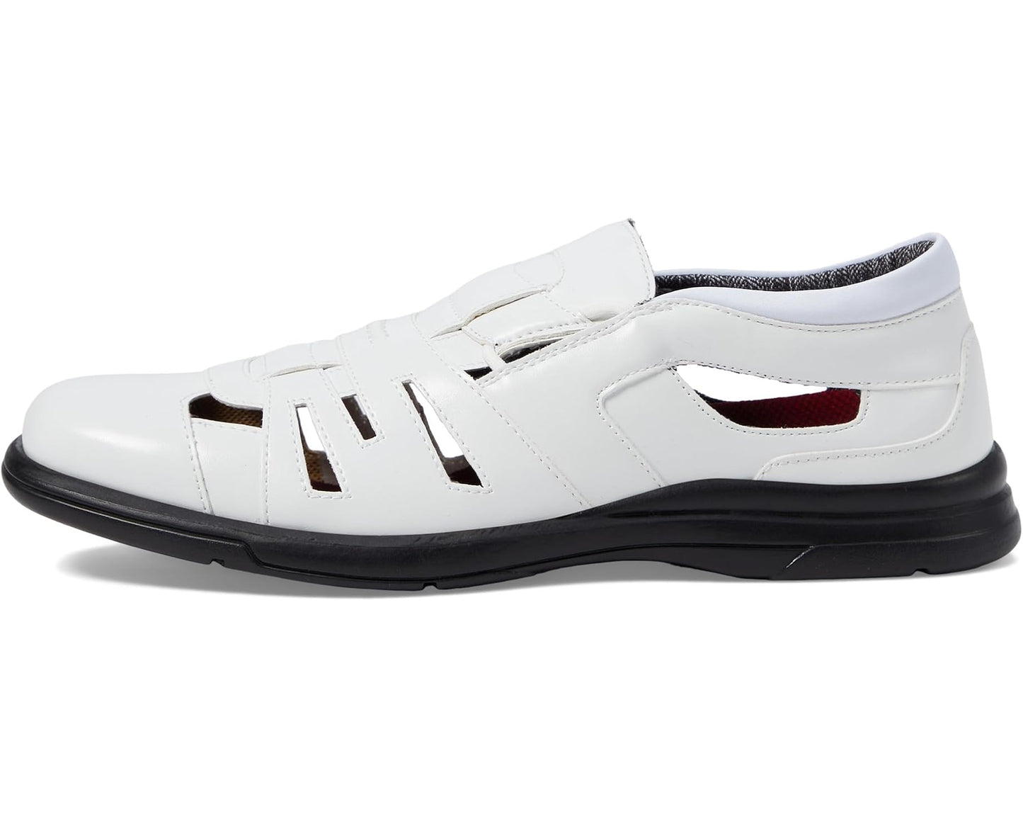 Men's Stacy Adams Scobel Fisherman Sandal White