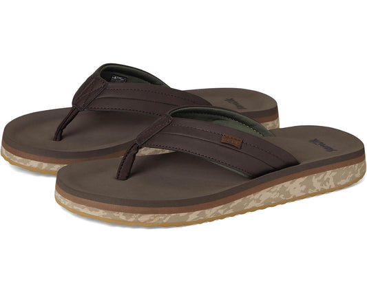 Men's Sanuk Tiderush Dark Brown