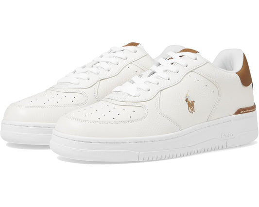 Men's Polo Ralph Lauren Masters CRT Deckwash White/Tan Multi PP