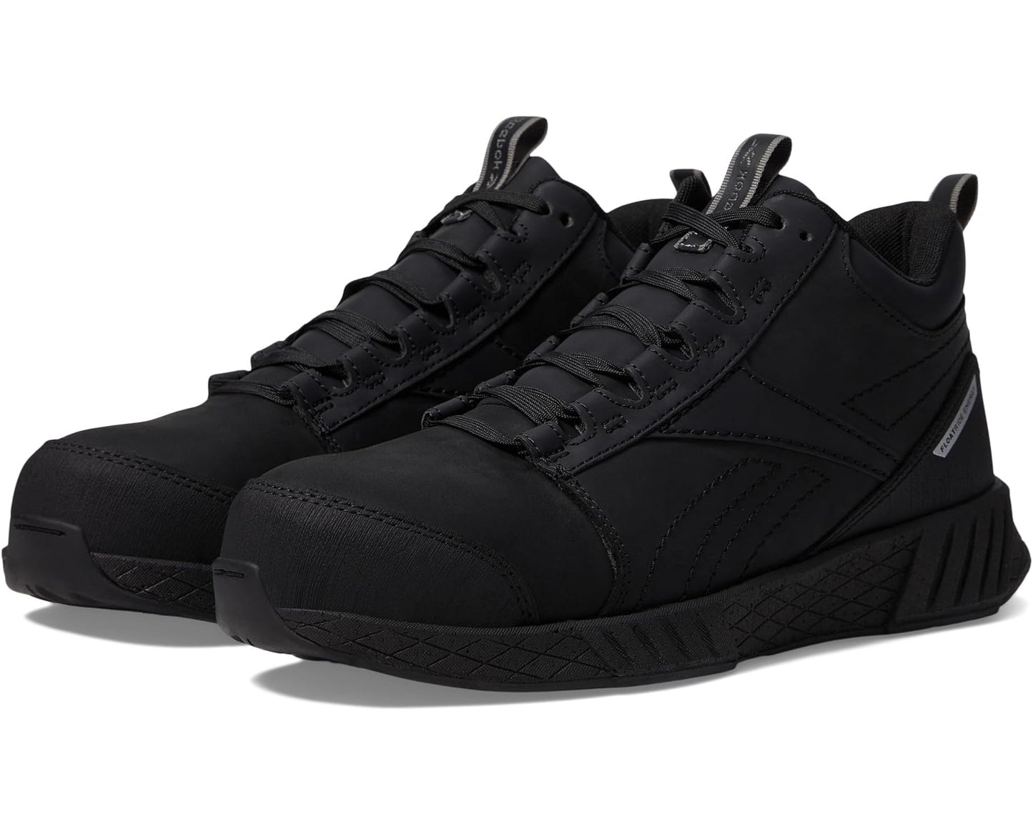 Men's Reebok Work Fusion Formidable Work Mid Cut Composite Toe EH Black/Black