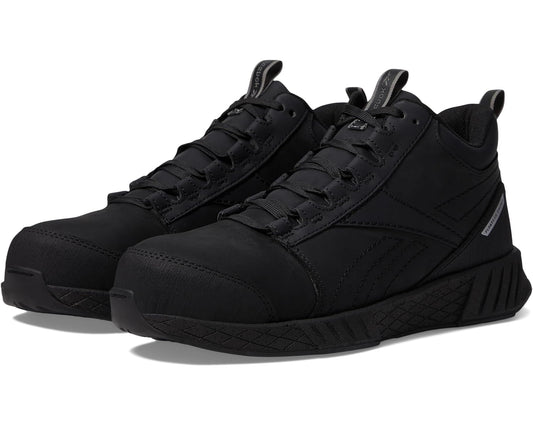 Men's Reebok Work Fusion Formidable Work Mid Cut Composite Toe EH Black/Black