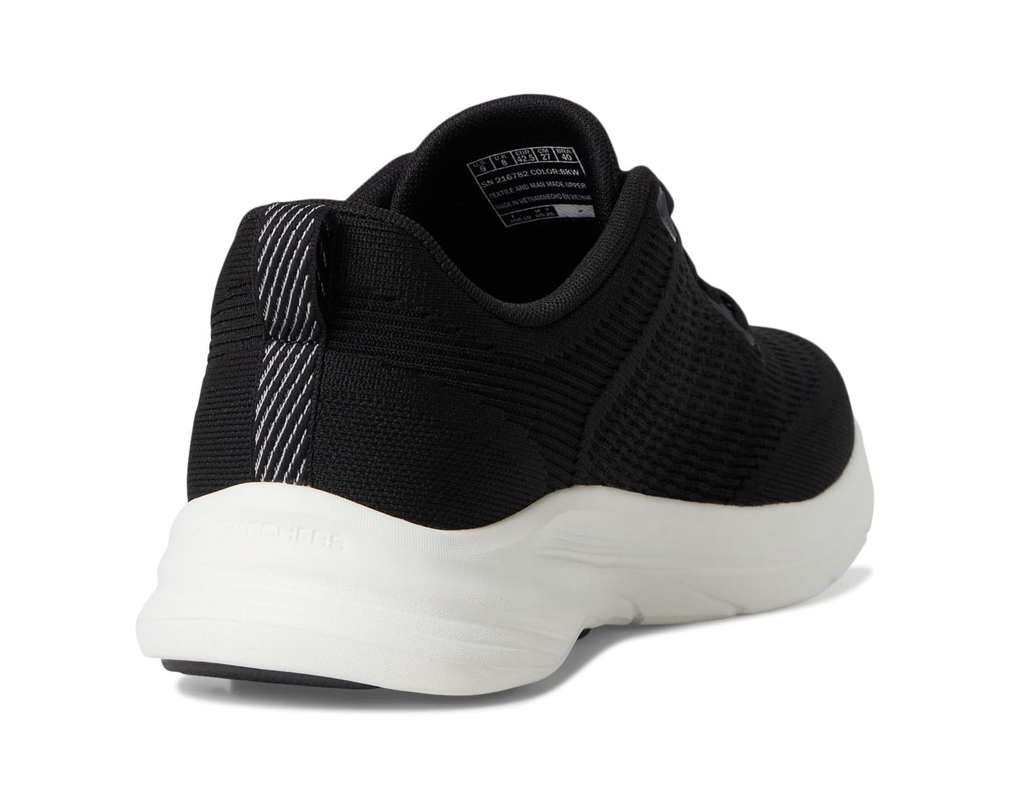 Men's SKECHERS Performance Go Walk 8 Day Hands Free Slip-in Black/White