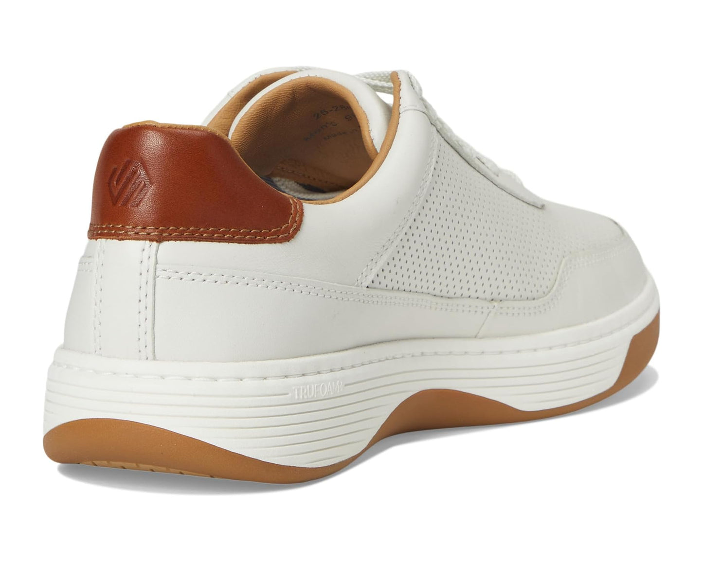 Men's Johnston & Murphy Dawson Perfed U-throat White