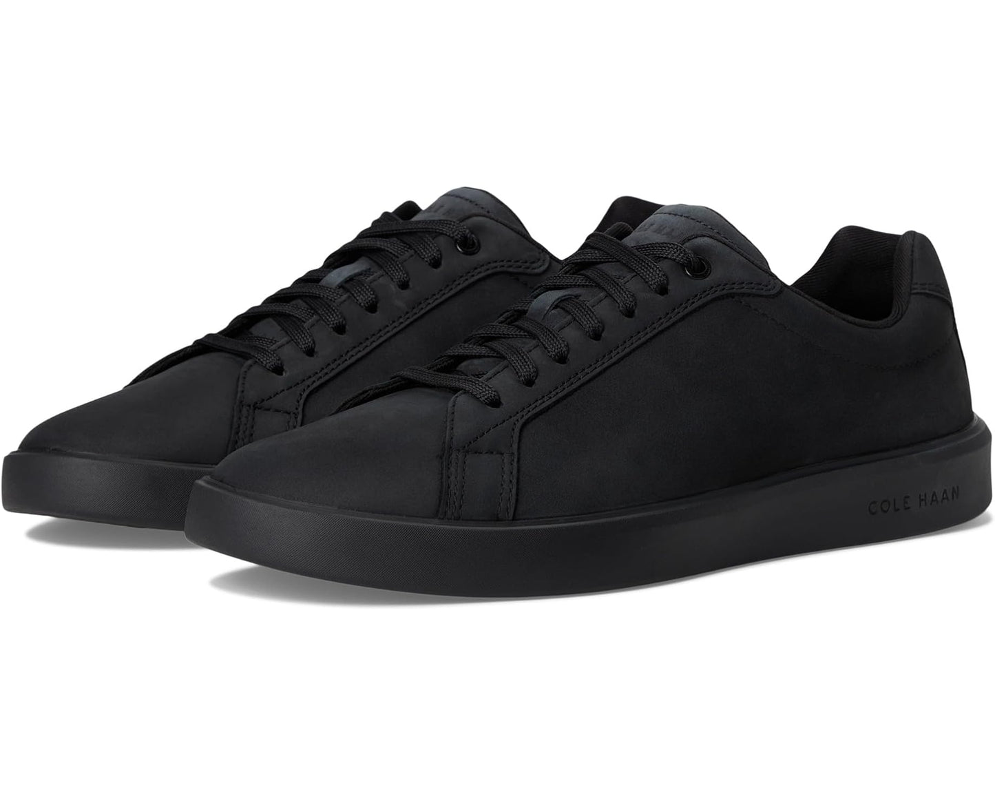 Men's Cole Haan Grand Crosscourt Daily Sneakers Black Nubuck/Black