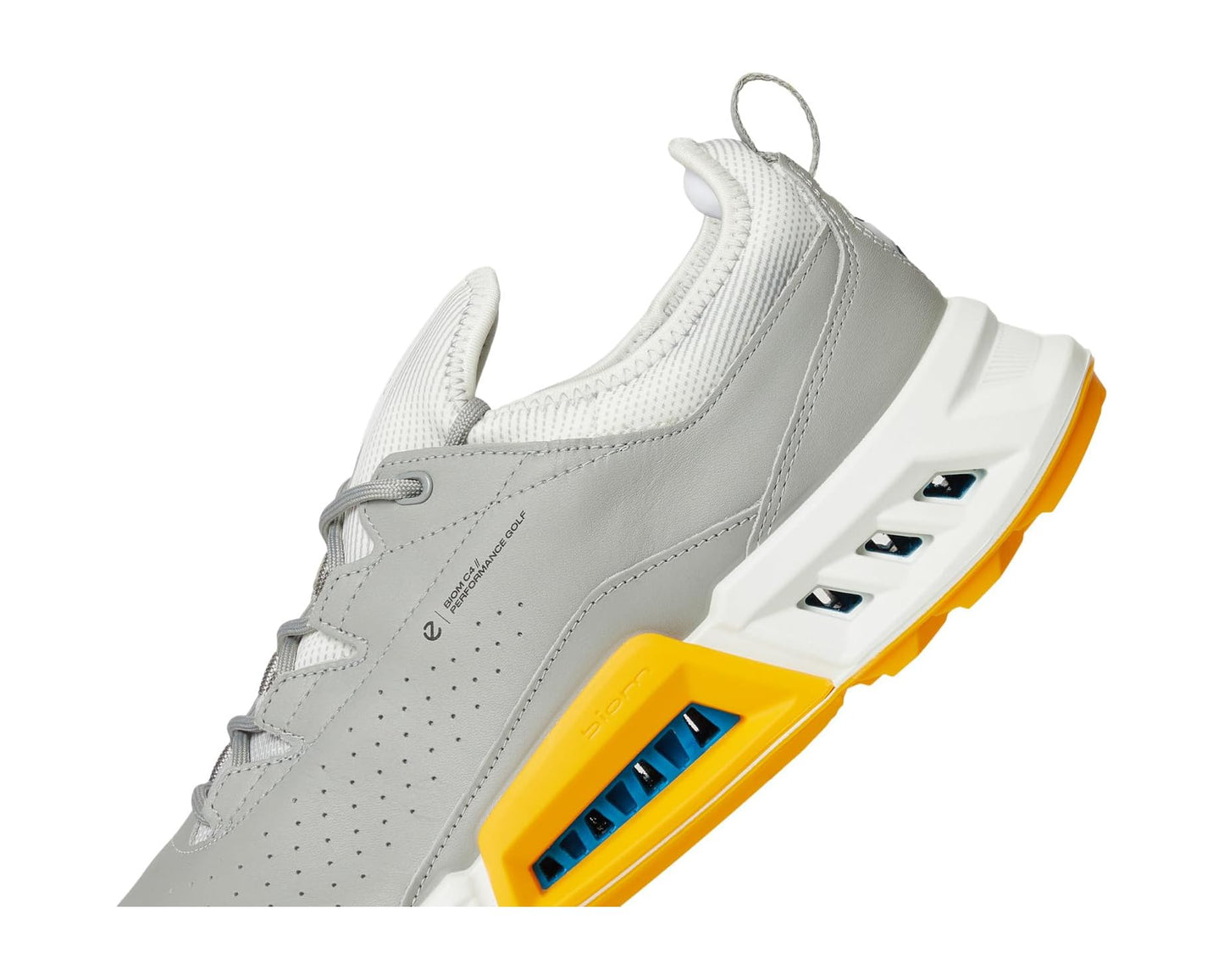 Men's ECCO Golf Biom C4 Vented GORE-TEX® Waterproof Golf Shoe Wild Dove/Sunrise