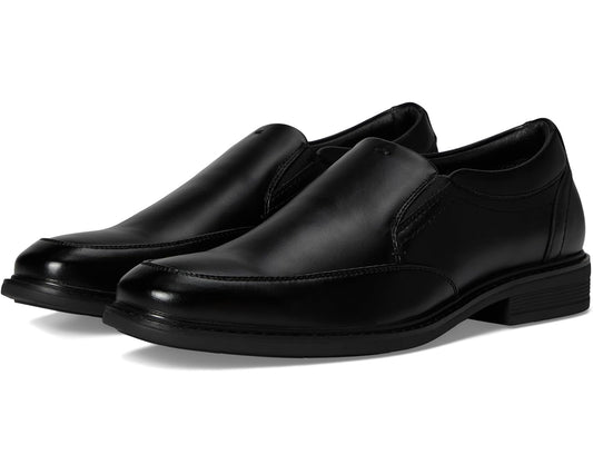 Men's Nunn Bush Jarvis Moccasin Toe Slip-On Dress Casual Business Loafers Black