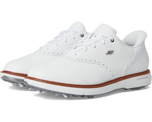 Men's Skechers GO GOLF Prestige Slip-In ArchFit Spiked Golf Shoe White