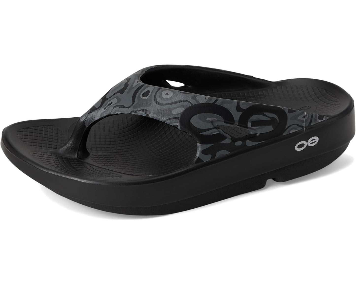 Unisex OOFOS Ooriginal Sport Thong Black Water Camo