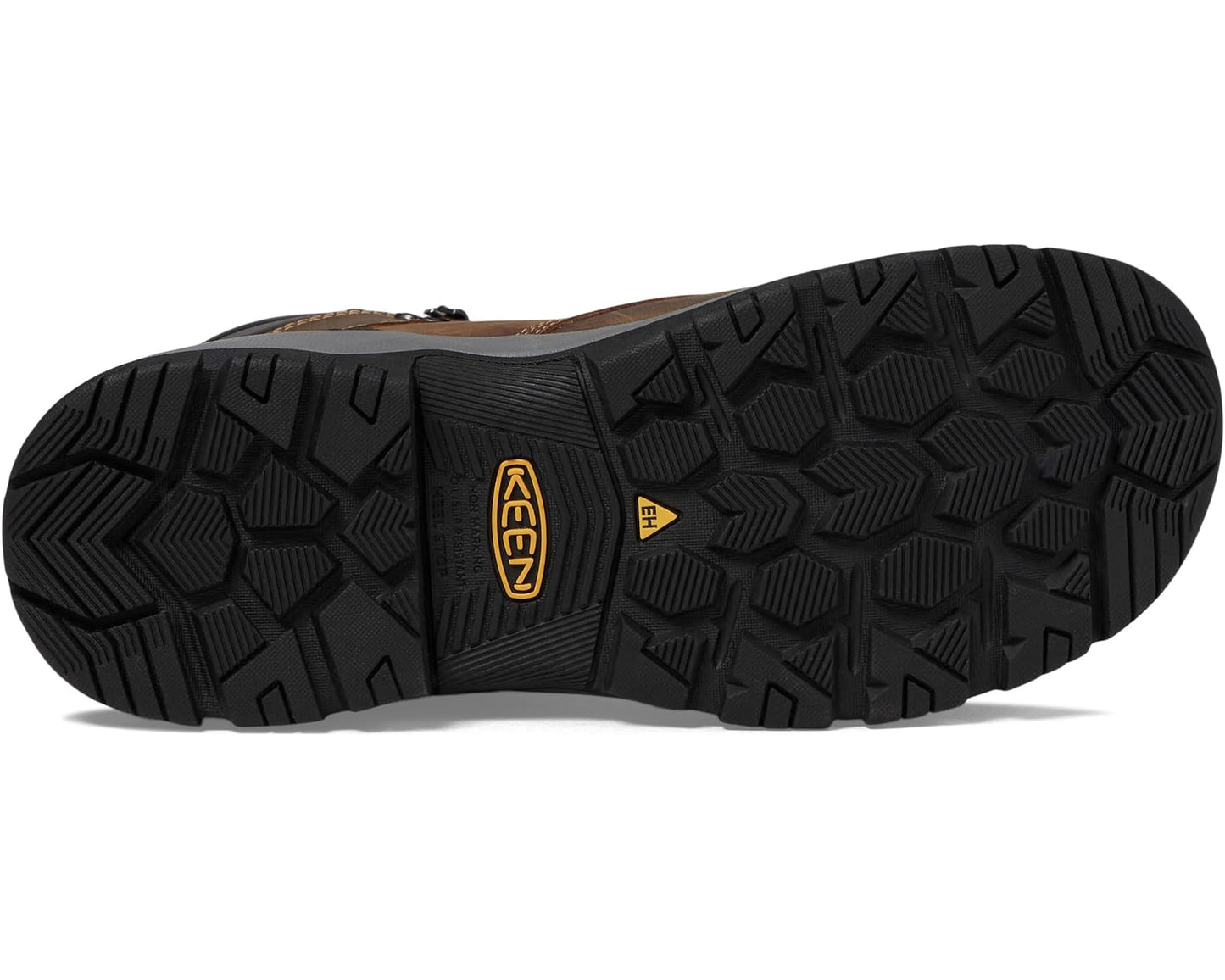 Men's KEEN Utility Evanston 6” Composite Toe Waterproof Internal Met Guard Bison/Black