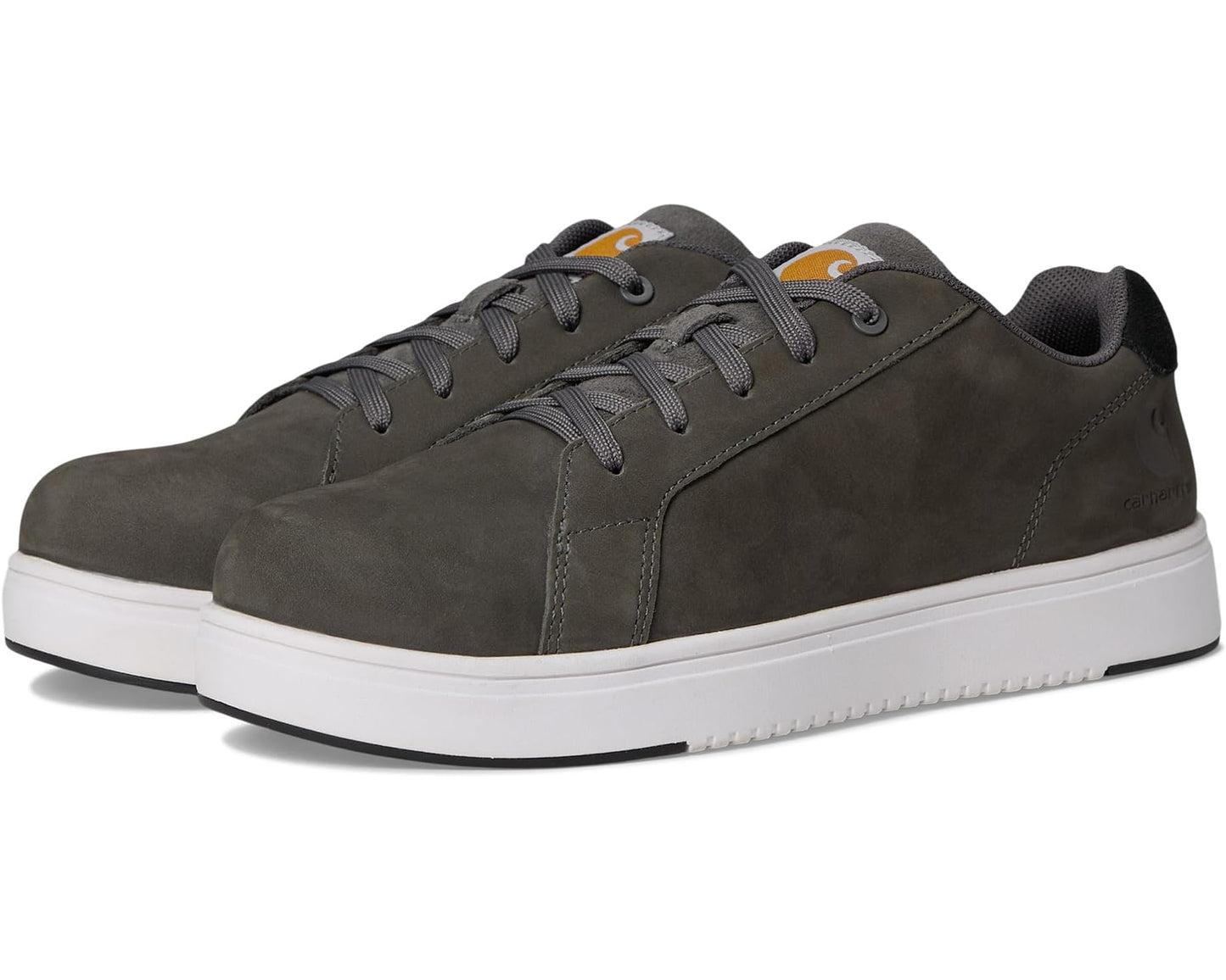 Men's Carhartt Detroit Nano Toe Leather Sneaker Medium Grey