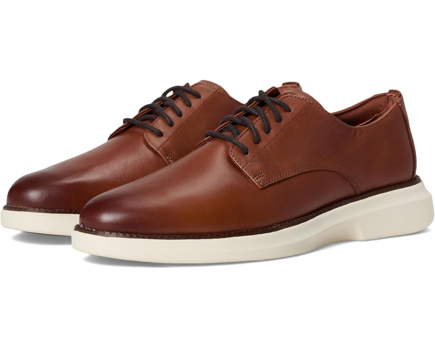 Men's Cole Haan Grand Shadowlite Plain Toe Oxfords British Tan/Ivory