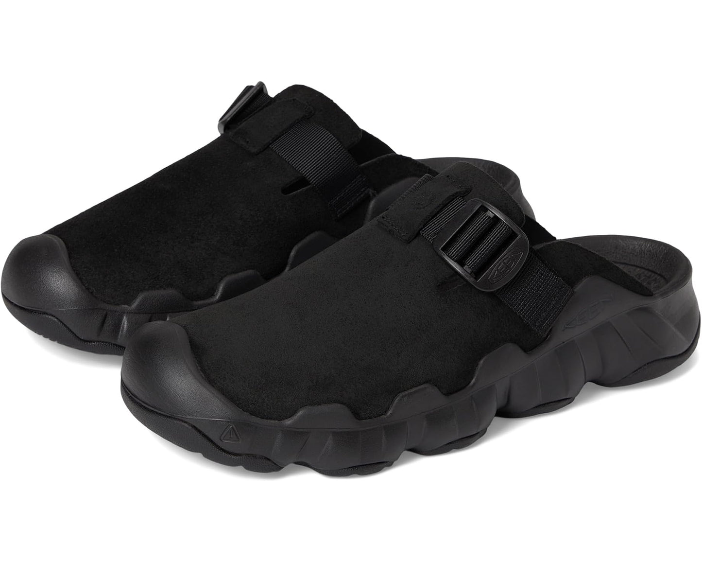 Men's KEEN Hyperport Clog Leather Black/Black