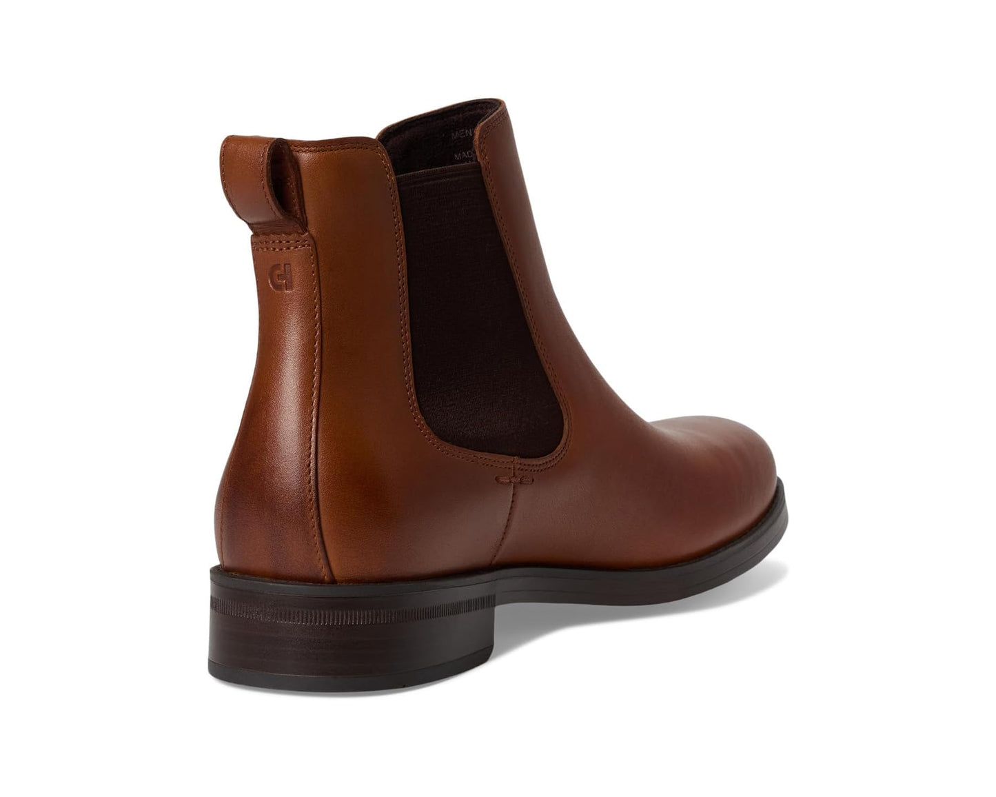 Men's Cole Haan Newmark Grand Chelsea Boots Brit Tan/Dark Chocolate/Natural