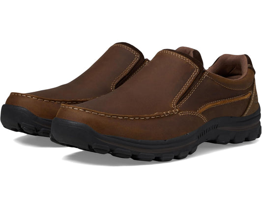 Men's SKECHERS Relaxed Fit Braver - Rayland Dark Brown