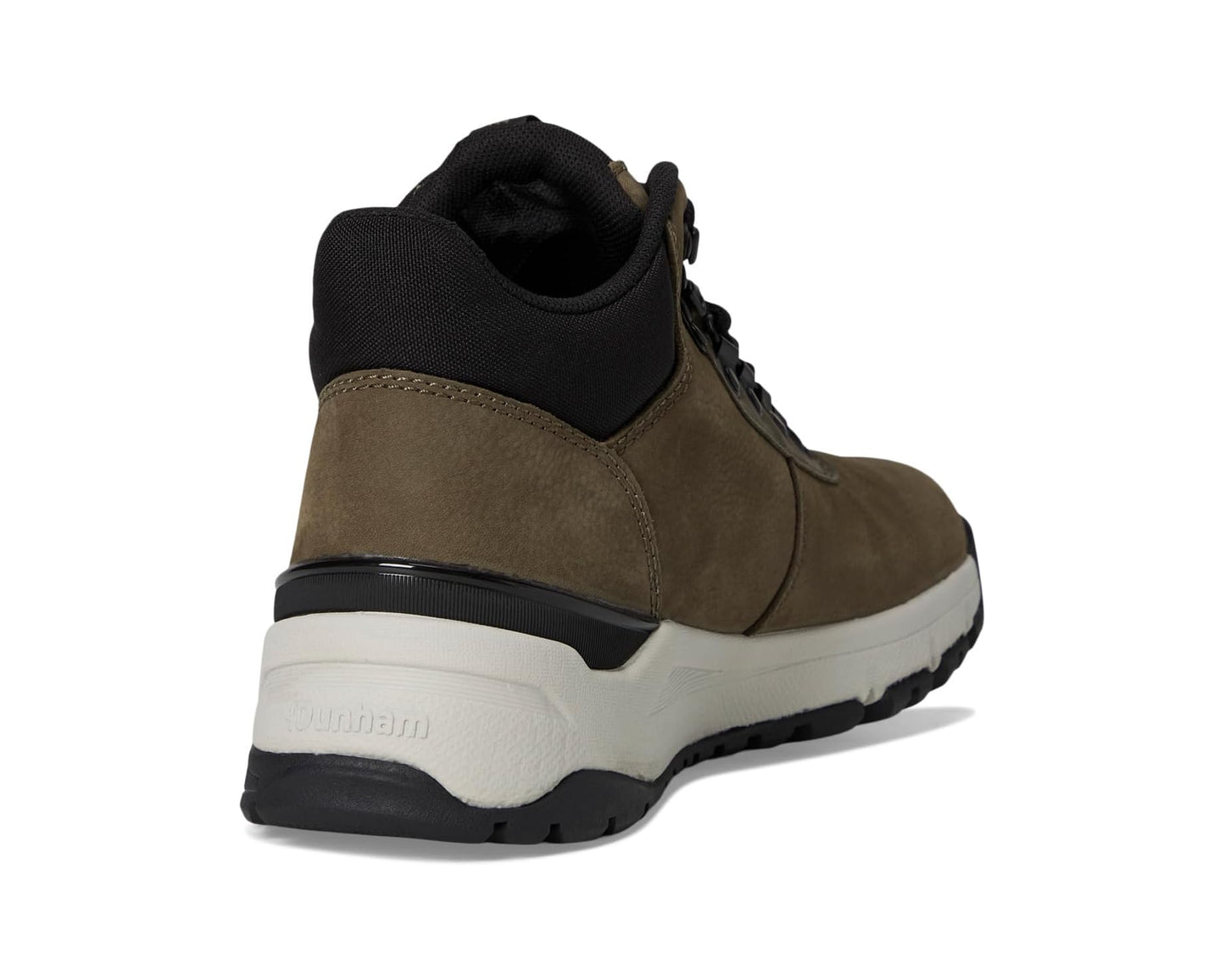 Men's Dunham Alpine Mid Boots Dark Taupe Leather