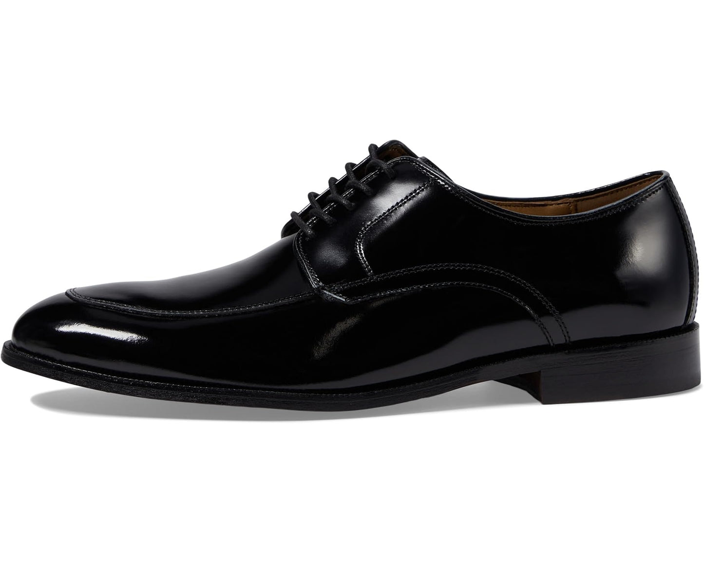 Men's Johnston & Murphy Bradford Dress Moc Oxford Black Brush-Off