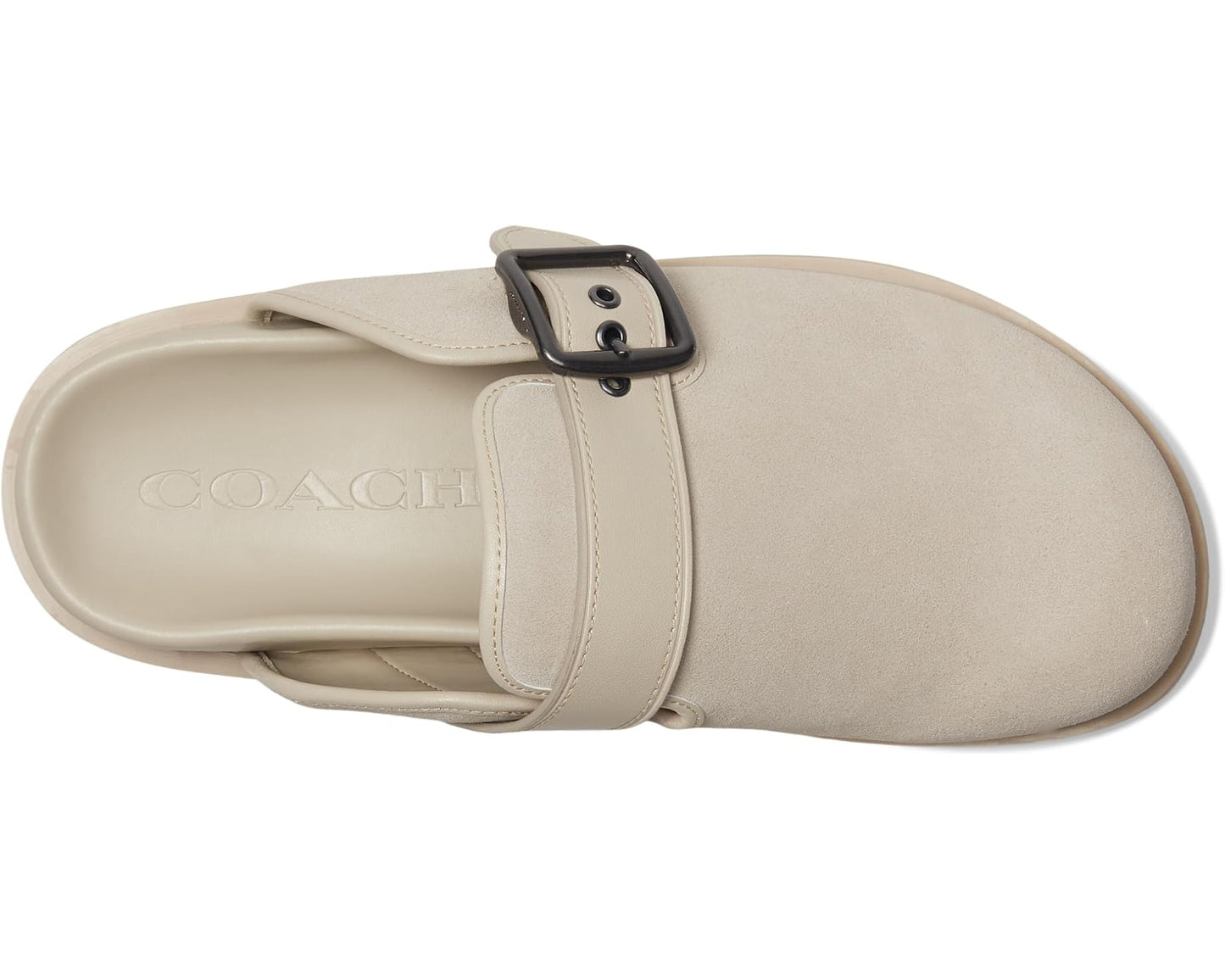 Men's COACH Buckle Clog Steam