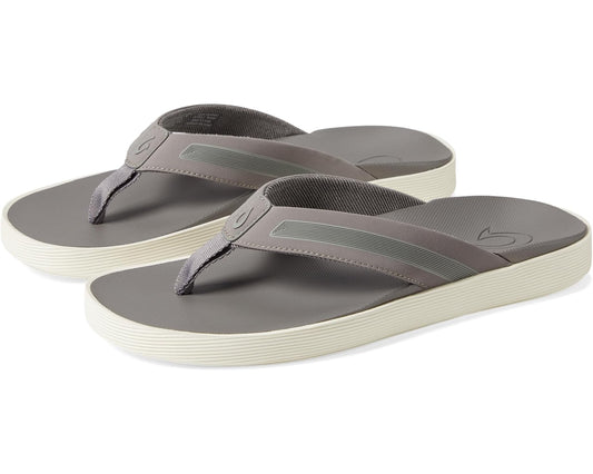 Men's OluKai Leeward Sandal Graphite/Graphite