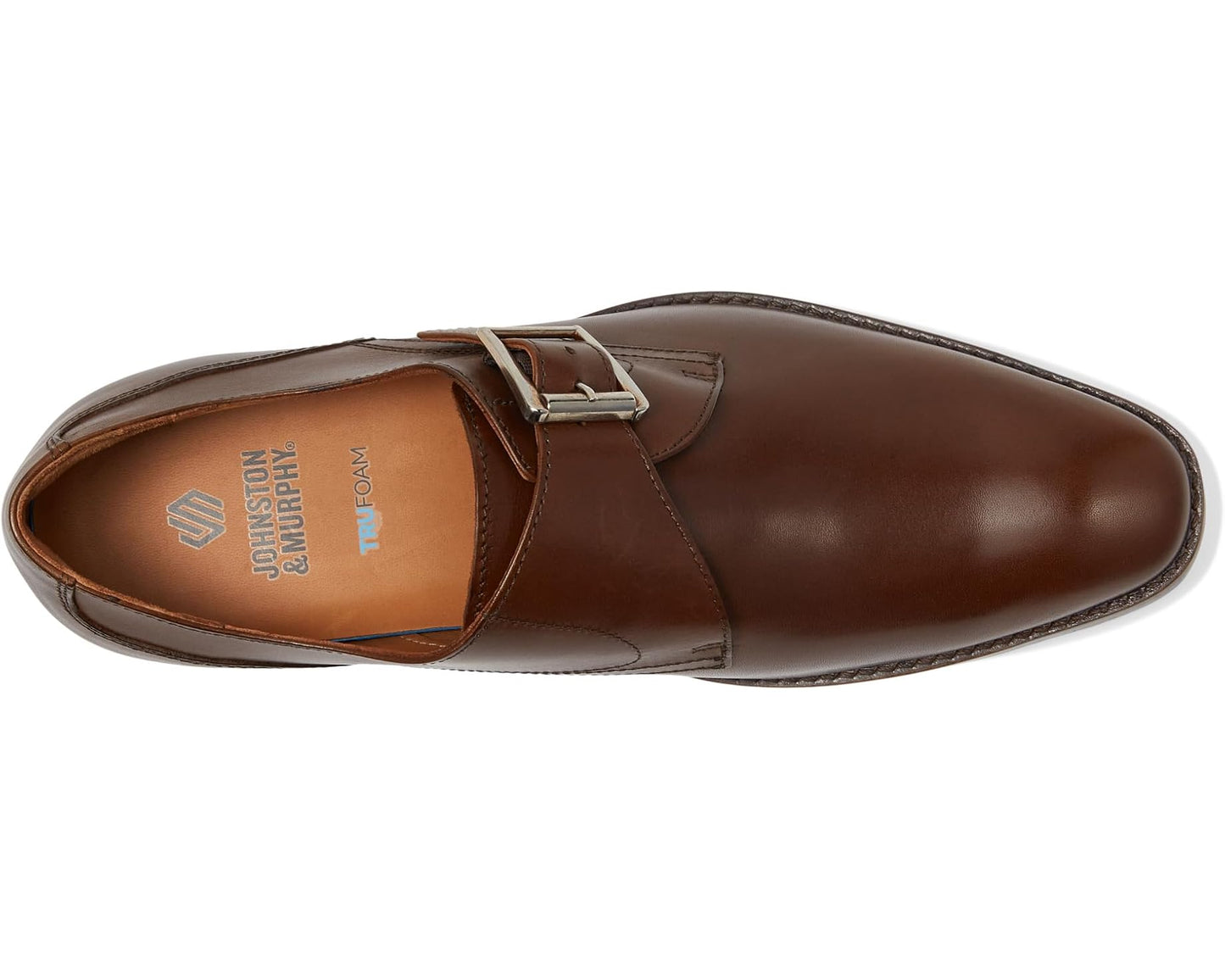 Men's Johnston & Murphy Richland Monk Strap Mahogany Full Grain