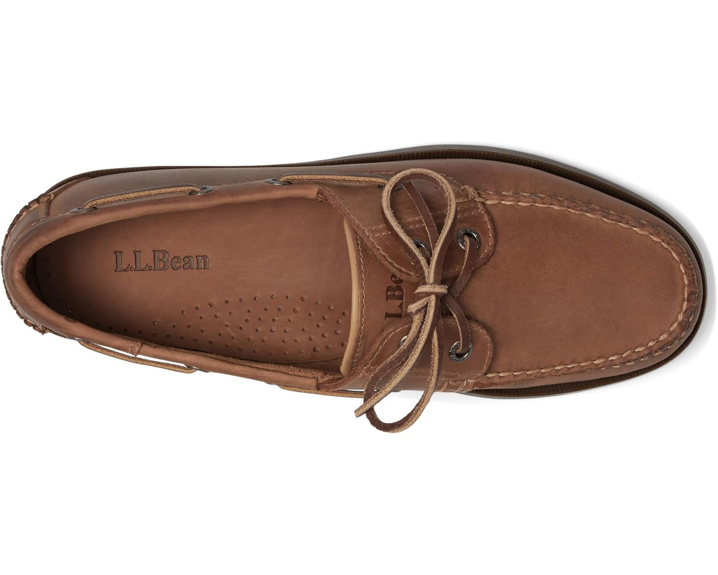 Men's L.L.Bean Casco Bay Boat Moc Light Brown