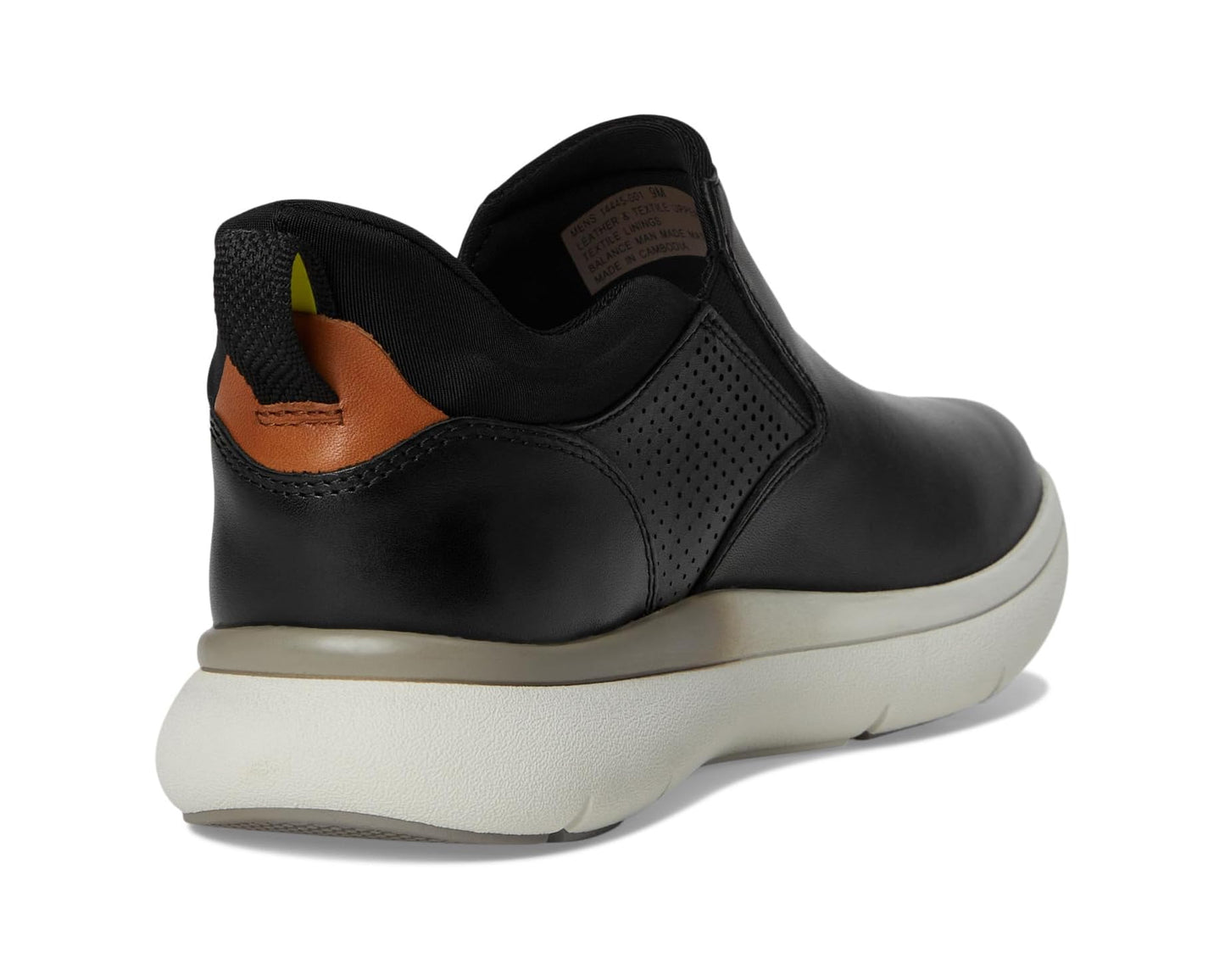 Men's Florsheim Fleet Plain Toe Slip-On Sneakers Black