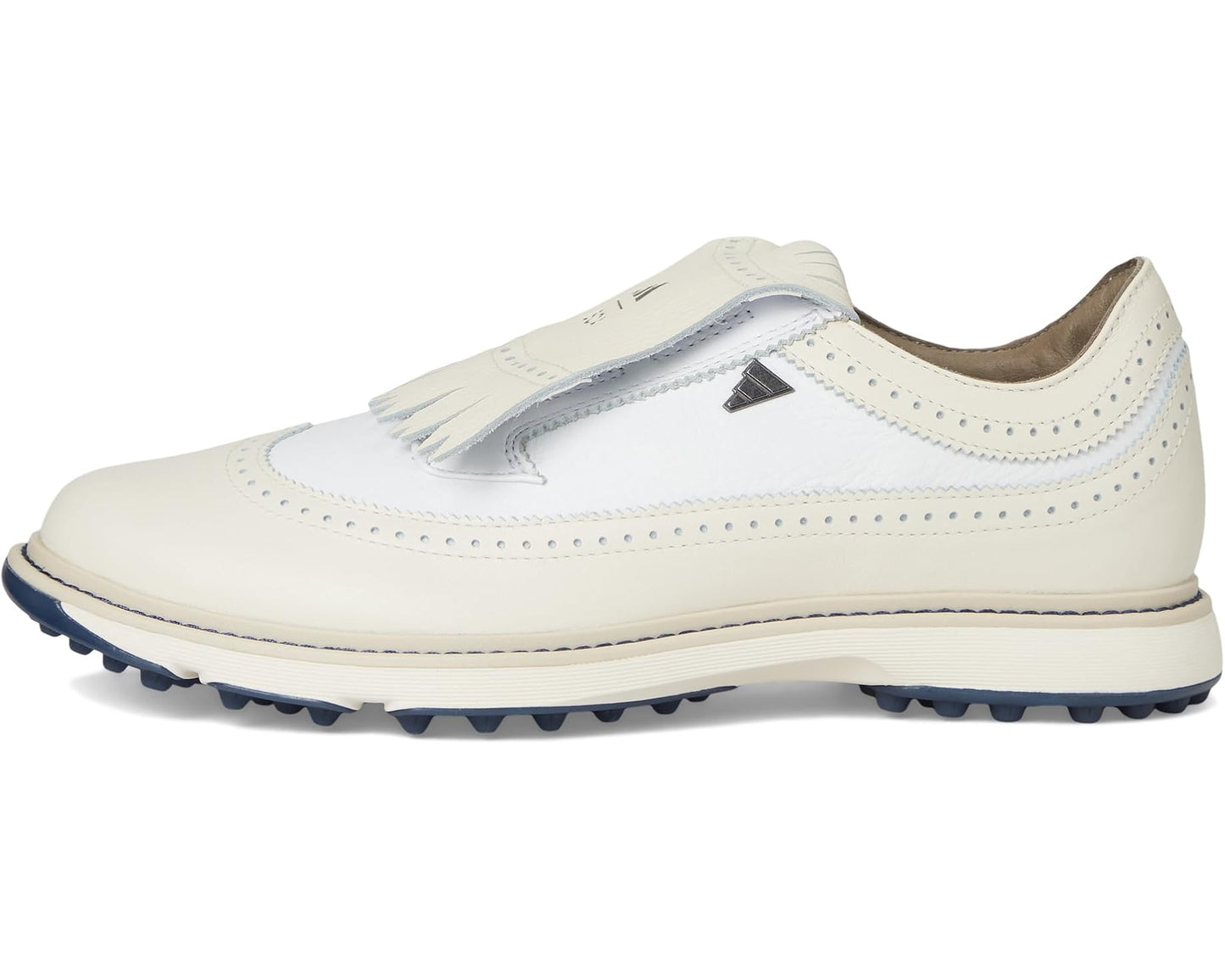 Men's adidas Golf MC87 BOA Spikeless Golf Shoes Off White/Footwear White/Collegiate Navy