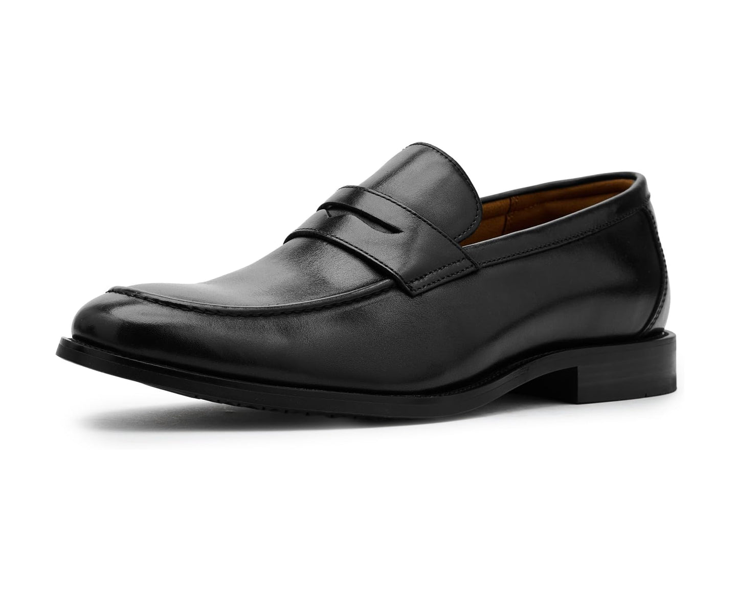 Men's Florsheim Rucci Moc Toe Penny Loafer Black/Black