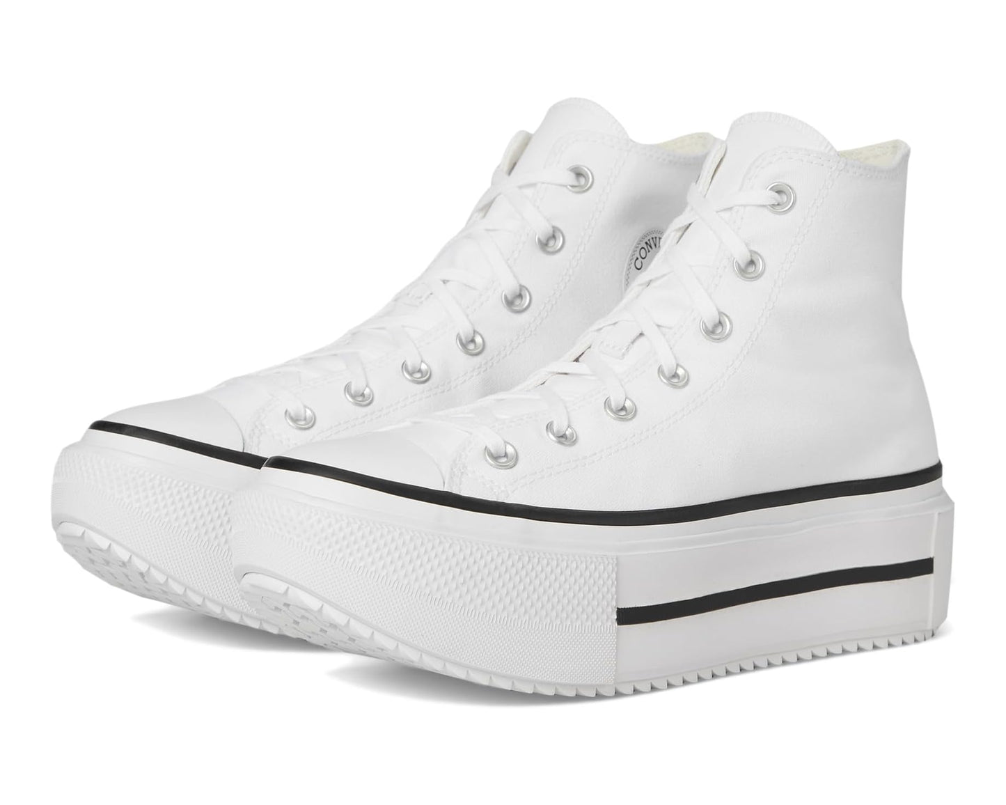 Unisex Converse Chuck Taylor All Star Lift Double Stack White/Black/White