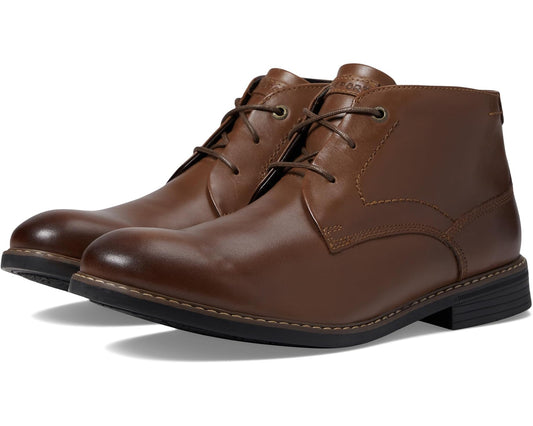 Men's Rockport Classic Break Chukka Dark Brown Leather
