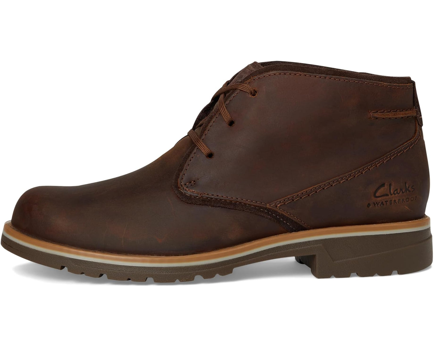 Men's Clarks Morris Peak Waterproof Beeswax Leather