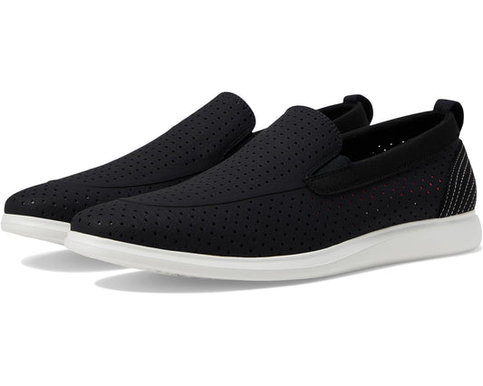 Men's Stacy Adams Remy Perfed Slip-On Black
