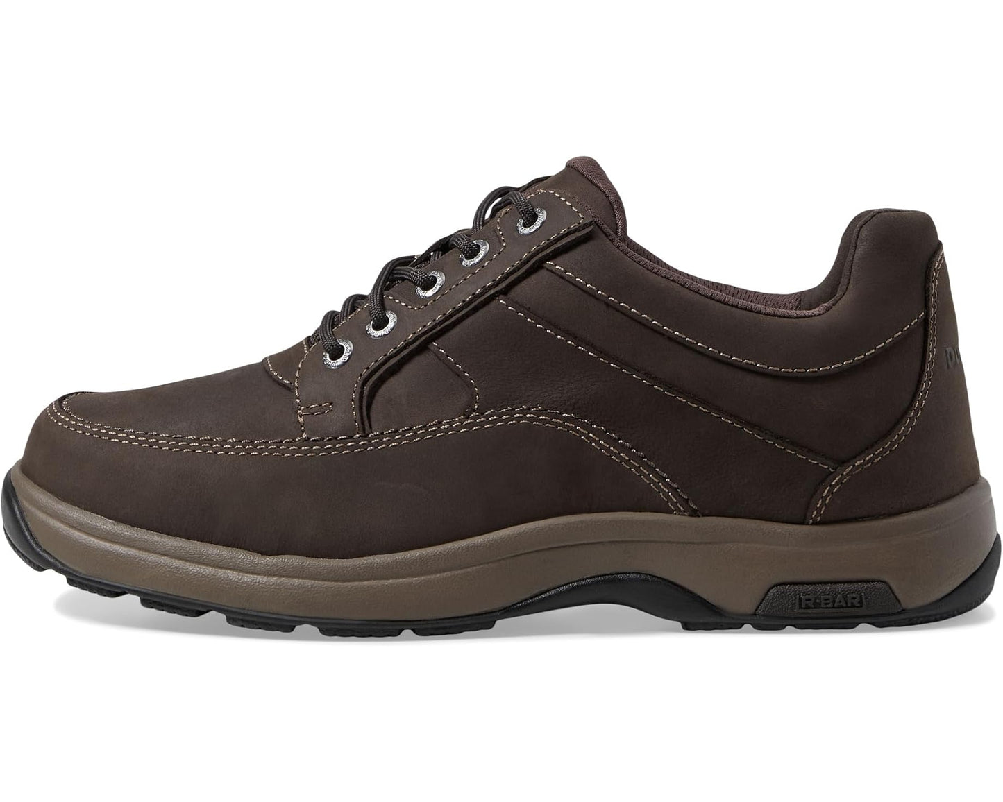 Men's Dunham Midland Oxford Waterproof Brown Nubuck