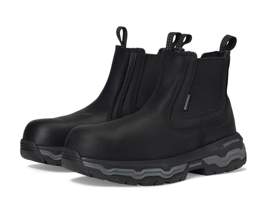Men's Wolverine Alpha Ft Wolverine Infinity System Carbonmax® Slip-on Work Romeo Black