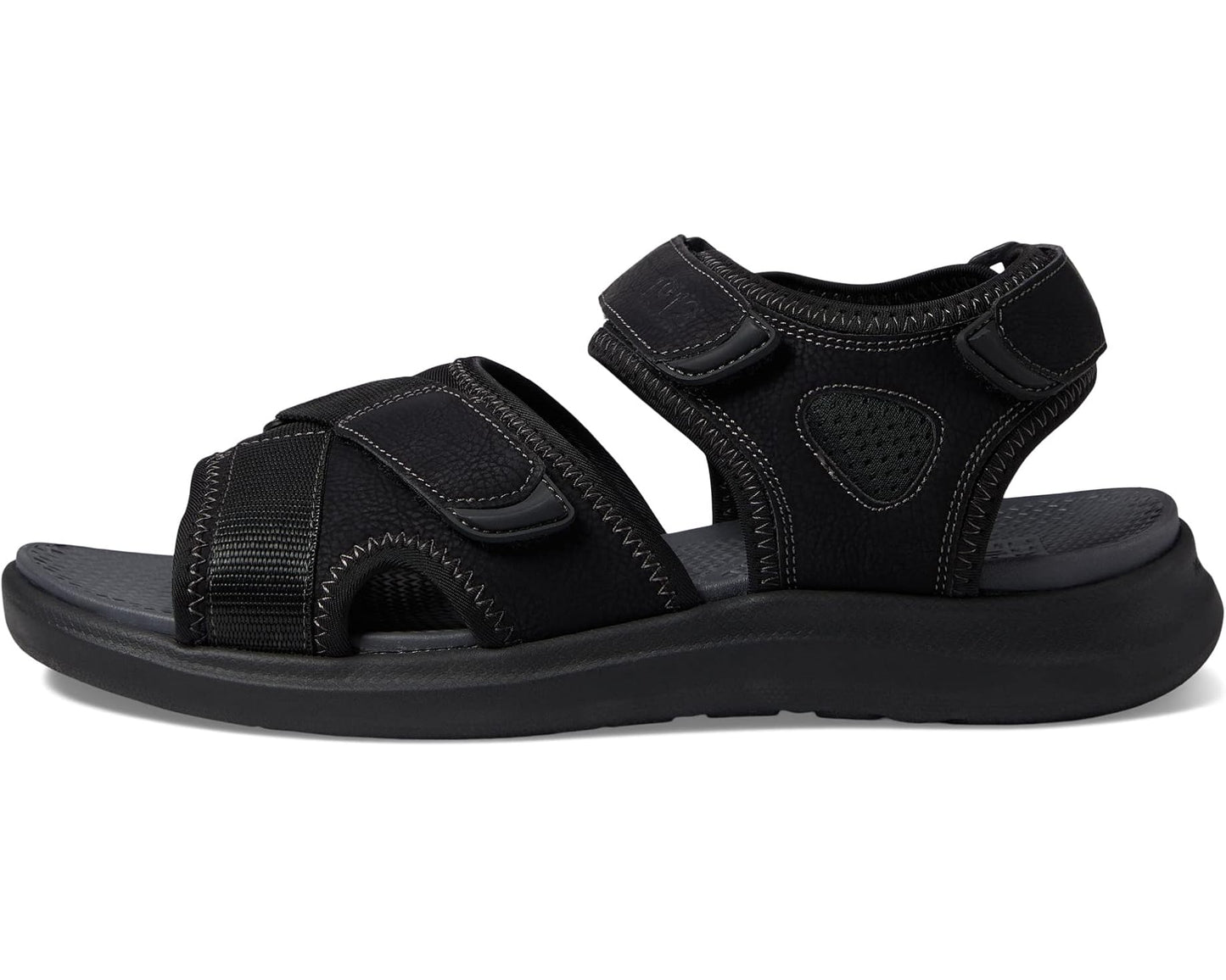 Men's Nunn Bush Rio Vista River Slide Sandal Black