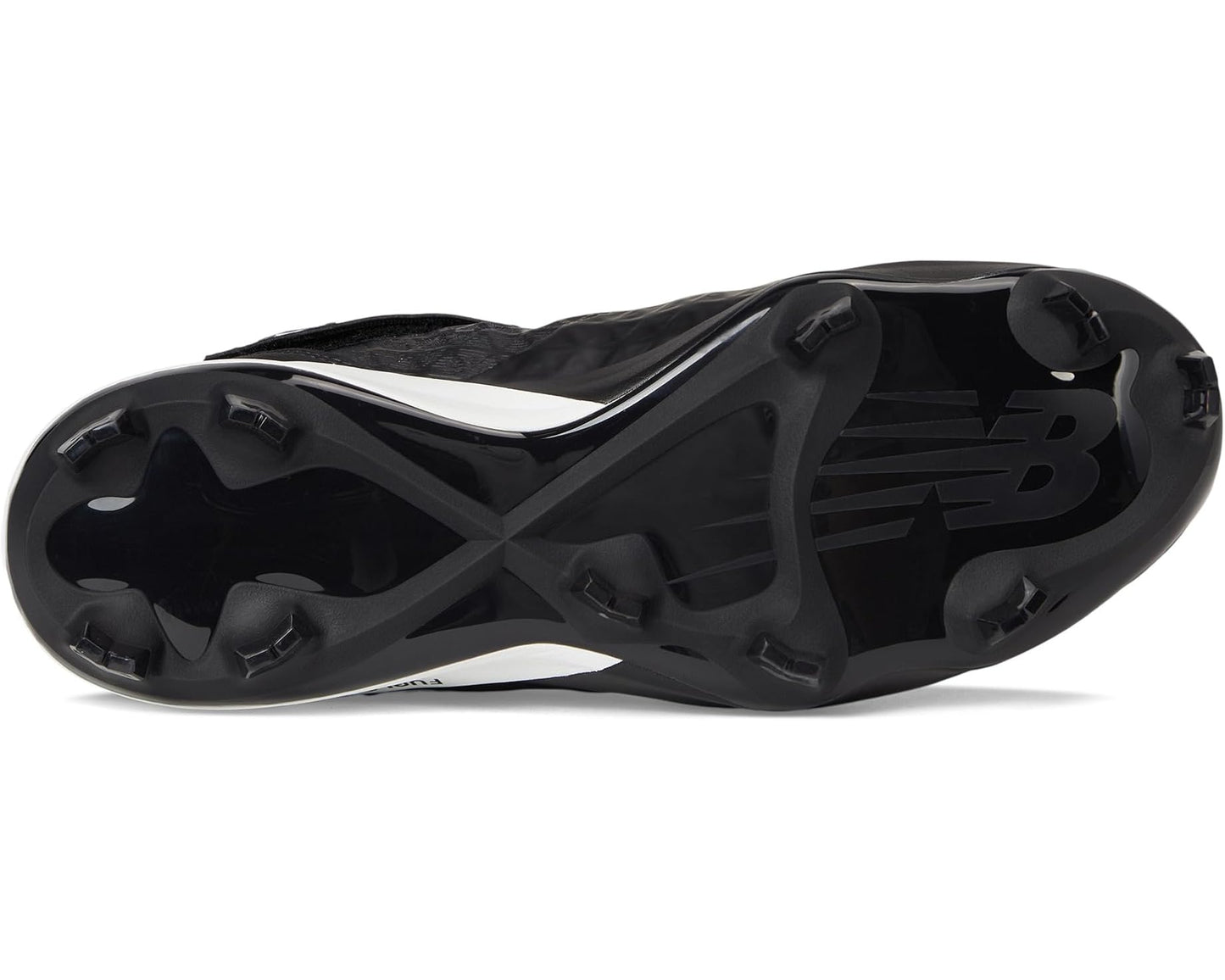 Men's New Balance Fuelcell 4040 V8 Mid-molded Baseball Cleats Black/White