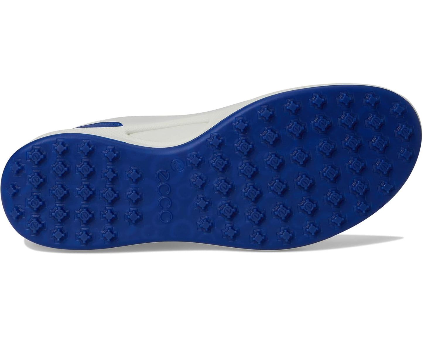 Men's ECCO Golf BIOM Hybrid BNY Waterproof White/Mazarine Blue