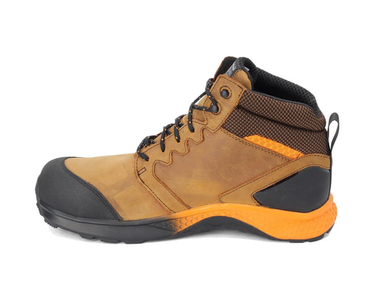 Men's Timberland PRO Reaxion Mid Composite Safety Toe Waterproof Brown/Orange 1
