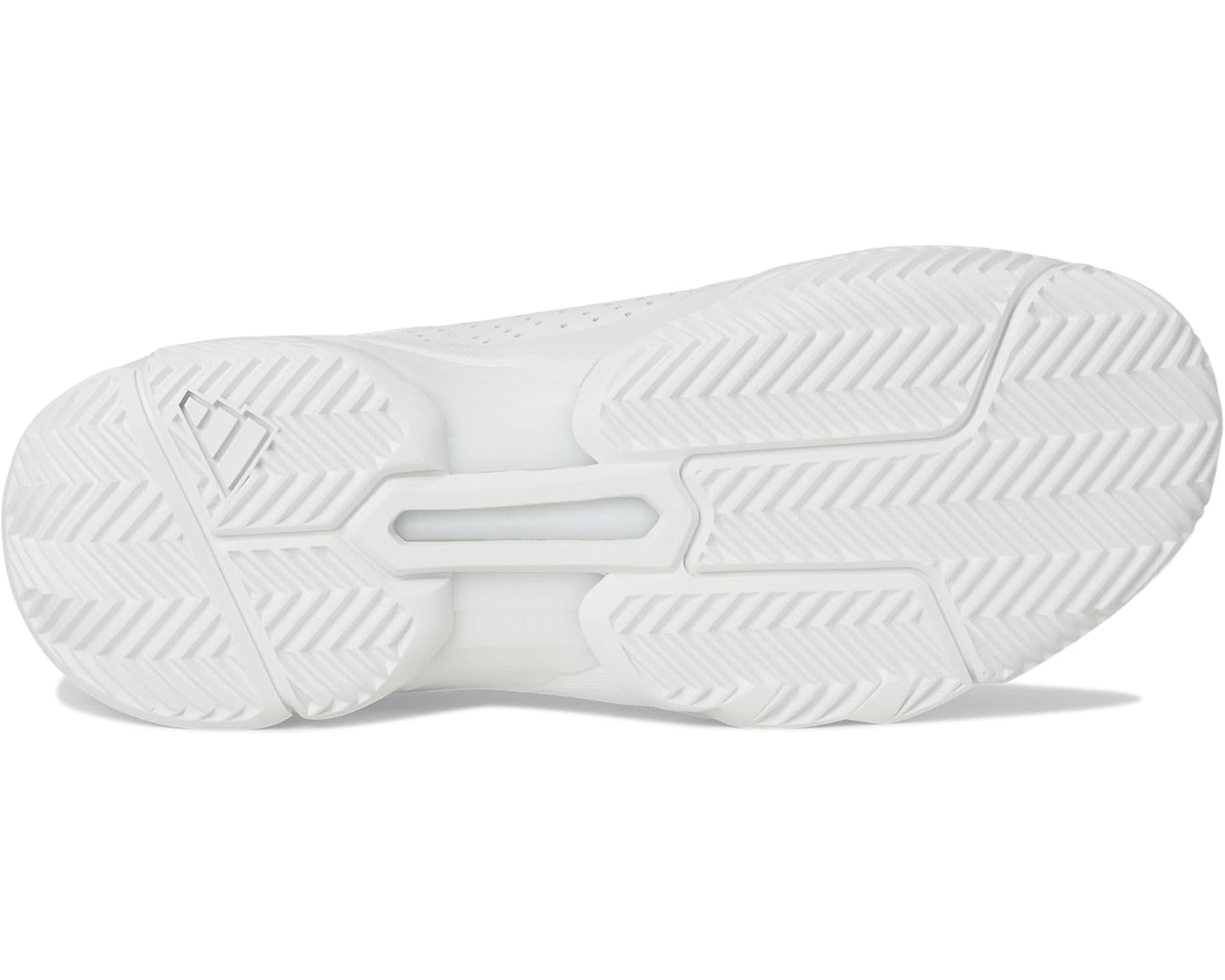 Unisex adidas Courtjam Control 3 Tennis Shoe White/White/White