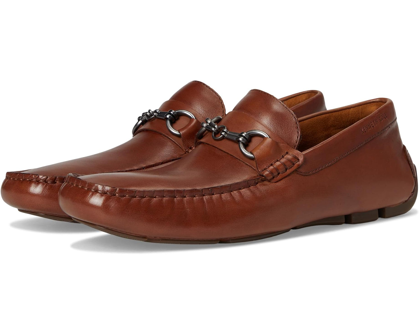 Men's Kenneth Cole Theme Bit Detail Driver Cognac
