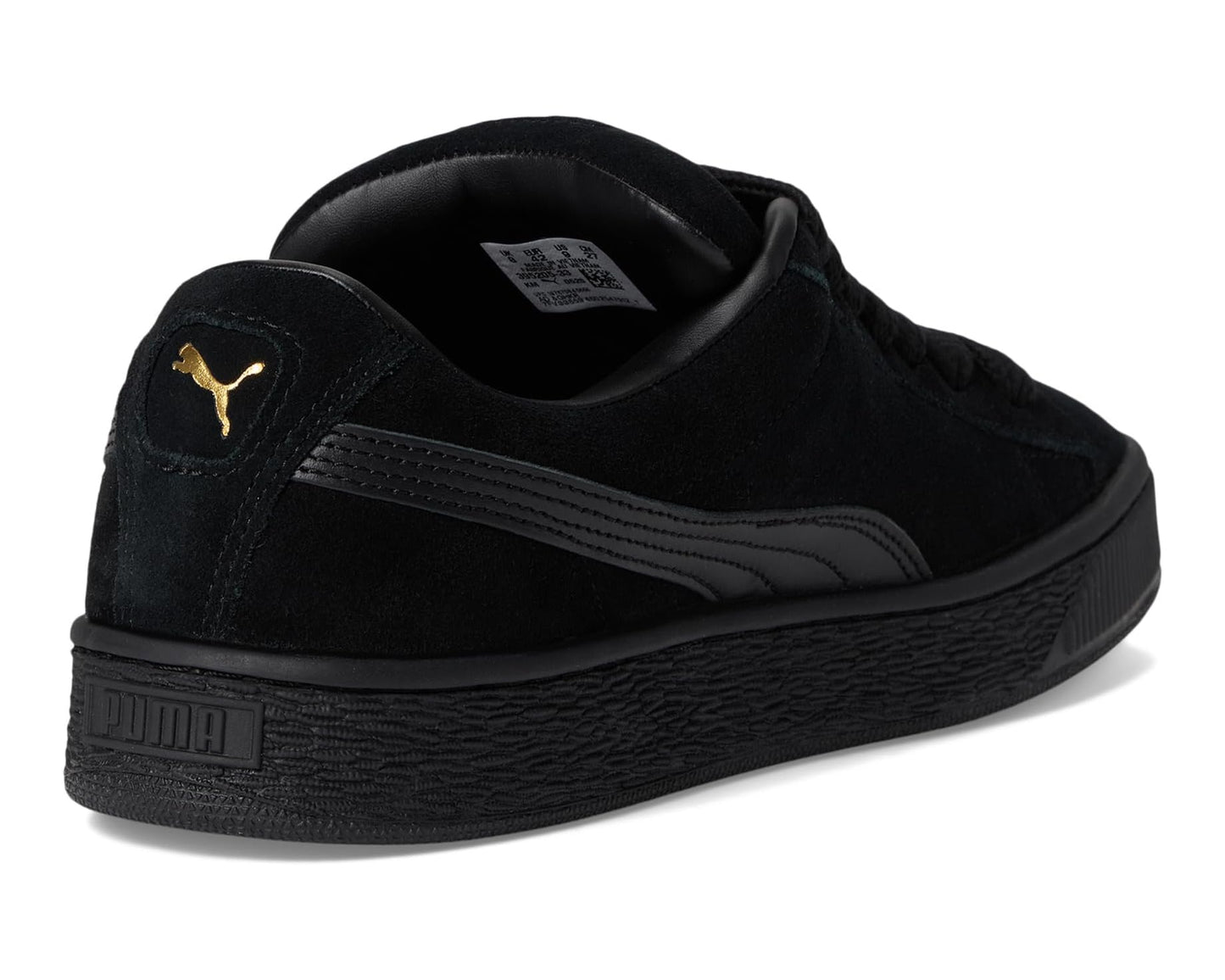 Men's PUMA Suede Xl Shoes Black/Black