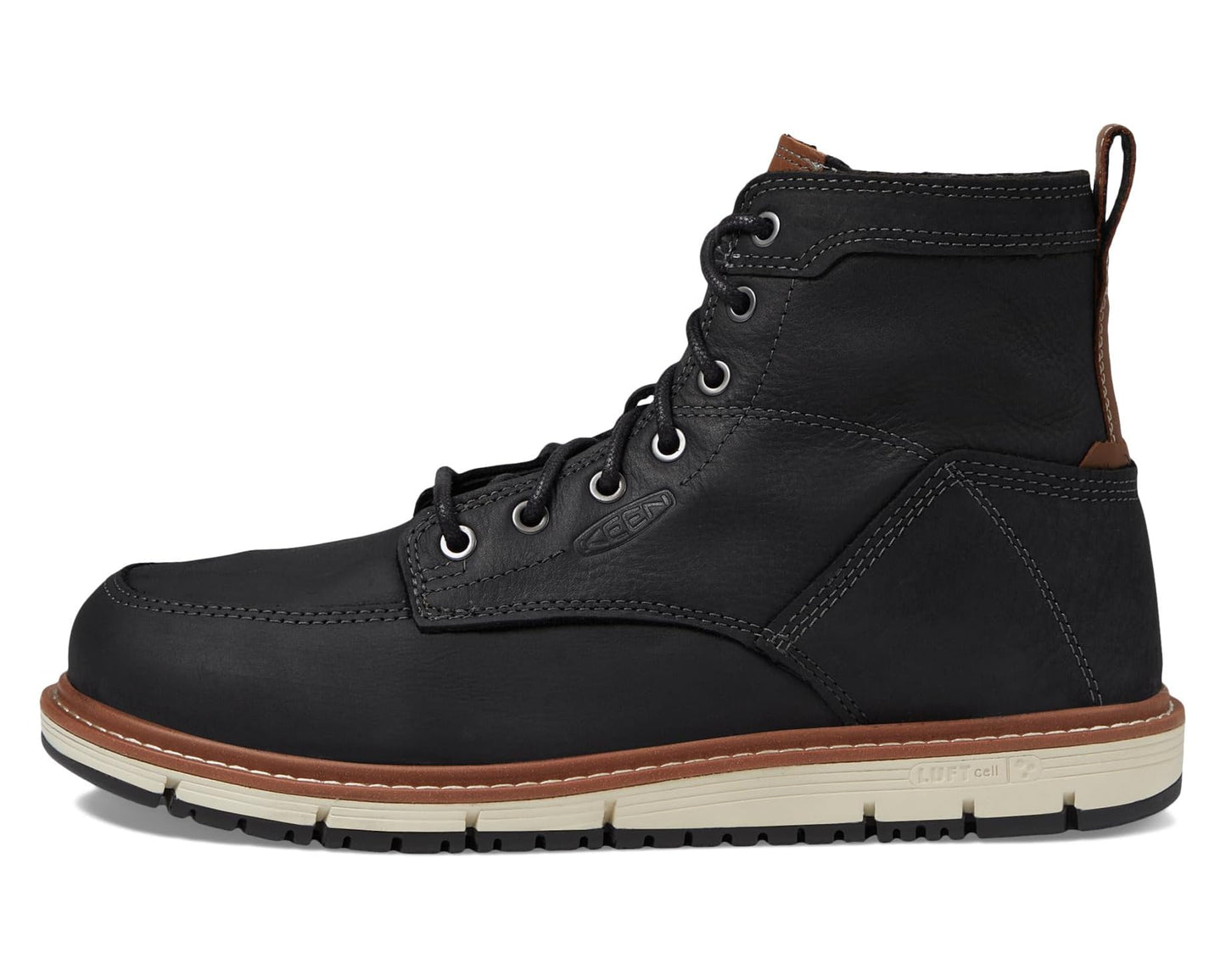 Men's KEEN Utility San Jose Aluminum Toe Black/Carmel Cafe